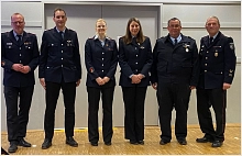 Ehrungen beim Kreis-jugendfeuerwehr-Tag 2023.