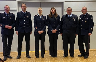 Ehrungen beim Kreis-jugendfeuerwehr-Tag 2023.&nbsp;&copy;&nbsp;Feuerwehr Stadt Uslar