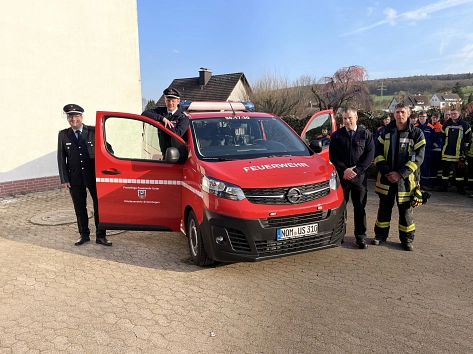 Einweihung des neuen Mannschaftstransportwagen in  Schönhagen am 06.04.2023.&nbsp;&copy;&nbsp;Feuerwehr Stadt Uslar