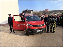 Einweihung des neuen Mannschaftstransportwagen in  Schönhagen am 06.04.2023.