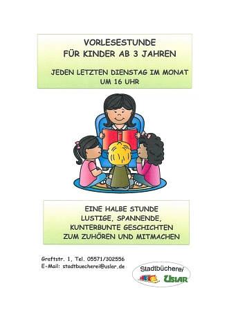 Bilderbuchkino, Vorlesestunde&nbsp;&copy;&nbsp;Stadt Uslar