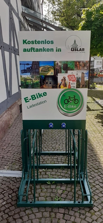 E-Bike-Ladestation&nbsp;&copy;&nbsp;Stadt Uslar