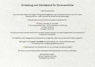 Ehrenamtstag Ehrenamtstag © Stadt Uslar