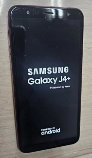 Mobiltelefon Samsung Galaxy J4+ Frontseite&nbsp;&copy;&nbsp;Stadt Uslar