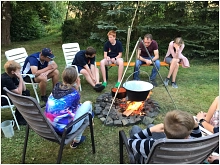 JF Sohlingen Lagerfeuer Jugendfeuerwehr Sohlingen - gemütliche Runde am Lagerfeuer.