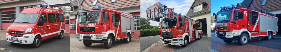 Löschzug 1 Fahrzeuge des Löschzuges 1 - Einsatzleitwagen, Löschgruppenfahrzeug, Drehleiter und Hilfeleistungs-Löschfahrzeug der Ortsfeuerwehr Uslar. © Feuerwehr Stadt Uslar