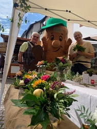 Pekermarkt Pekermännchen Frau Künkler © Stadt Uslar