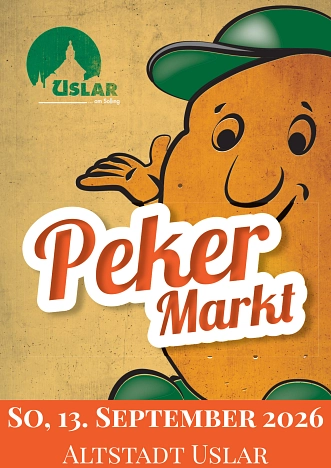 Pekermarkt 2026 Plakat Pekermarkt © Stadt Uslar