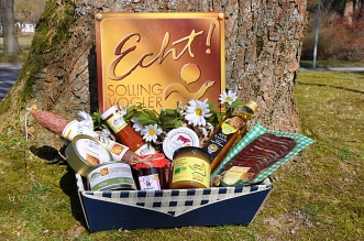 Präsentkorb mit Echt! Produkten&nbsp;&copy;&nbsp;Solling-Vogler-Region