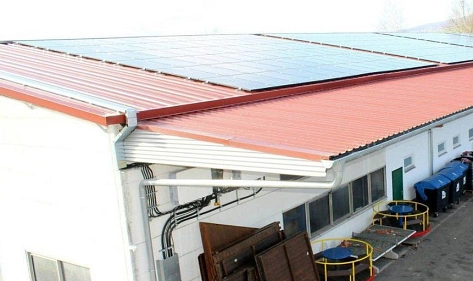 PV-Anlage auf dem Dach des Bauhofs&nbsp;&copy;&nbsp;HNA