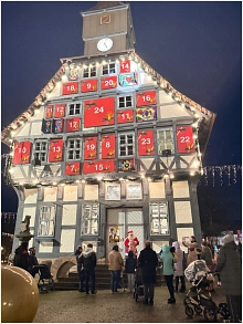 Rathaus WM am Abend