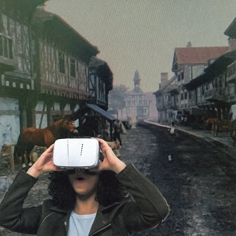 Stadtführung mit VR-Brille&nbsp;&copy;&nbsp;Stadt Uslar