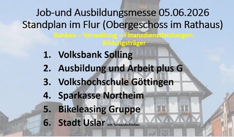 Banken, Versicherungen usw.&nbsp;&copy;&nbsp;Stadt Uslar