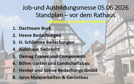 Job- und Ausbildungsmesse&nbsp;&copy;&nbsp;Stadt Uslar