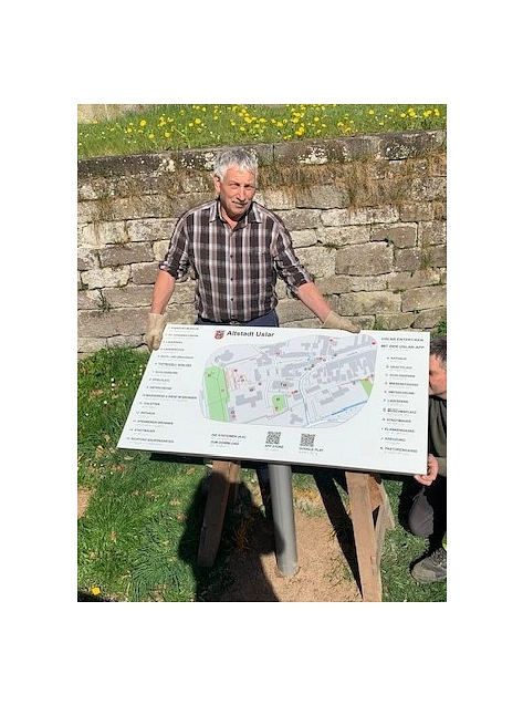 Stadtplan am Museumshof&nbsp;&copy;&nbsp;Stadt Uslar