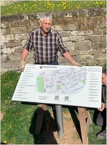 taktiler Stadtplan Stadtplan am Museumshof