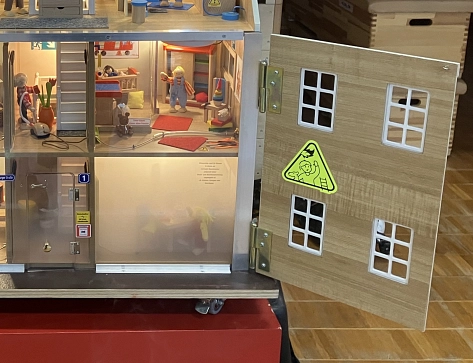 Zimmer mit Rauch im Demohaus.&nbsp;&copy;&nbsp;Feuerwehr Stadt Uslar