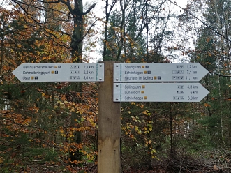 Sollingturm, Wanderweg, US 4&nbsp;&copy;&nbsp;Stadt Uslar