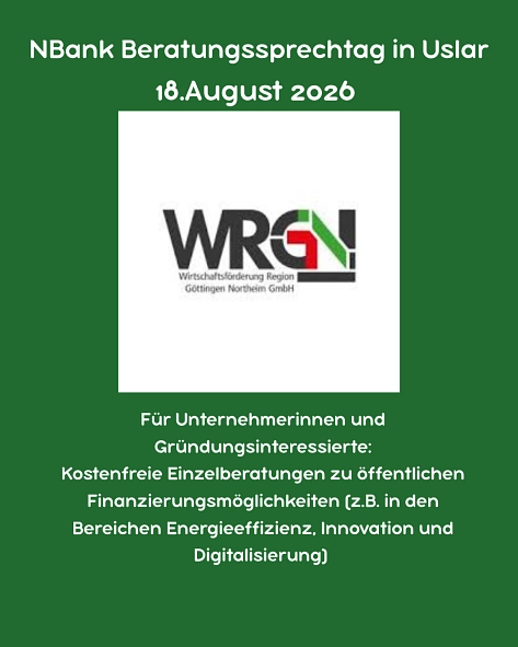 WRGN Wirtschaftförderung © Stadt Uslar